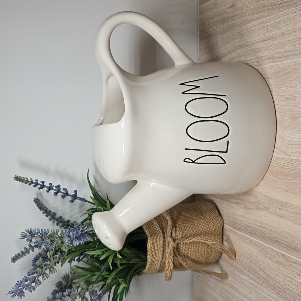 Rae Dunn Bloom Artisan Collection Ceramic Watering  Can